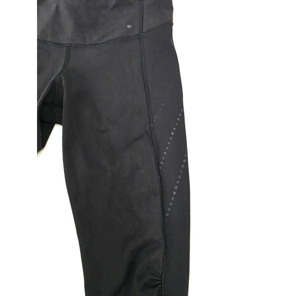 Lululemon Stop At Nothing Crop Black Leggings Size 6 - Picture 4 of 11